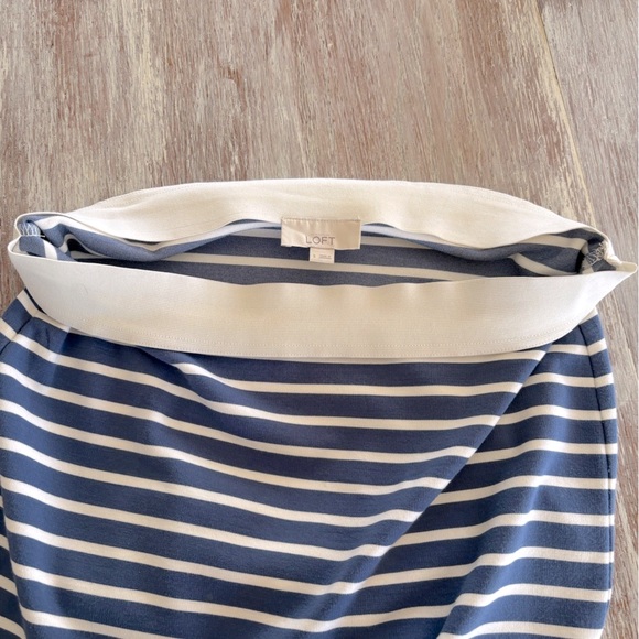 🌿🦋 Ann Taylor Loft Stripped Skirt - Picture 8 of 8